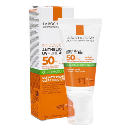 Anthelios Gel-Crema Oil Control Toque Seco Fps 50
