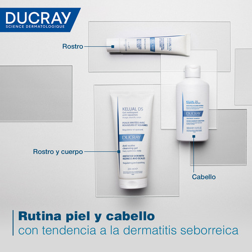 Kelual Ds Gel Espumoso Para Piel Con Enrojecimiento Y Descamación