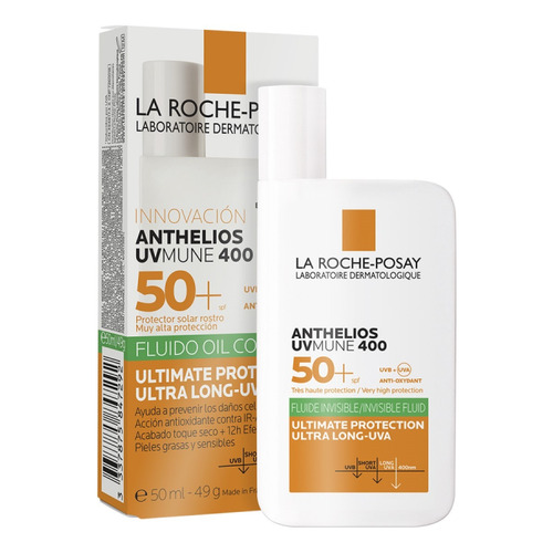 Anthelios Uvmune 400 Fluido Oil Control  Invisible 50+