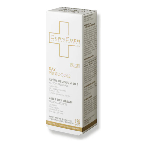 Dermeden Day Protocole 4 En Para Piel Mixta A Grasa SPF 50+