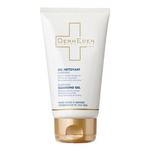 DermEden Gel Limpiador Purificante Con Esferas Exfoliantes
